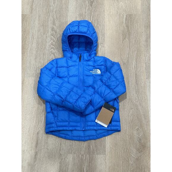 The North Face Thermoball Blue Hooded Jacket Boys Size Large 12, NWT - Picture 1 of 2